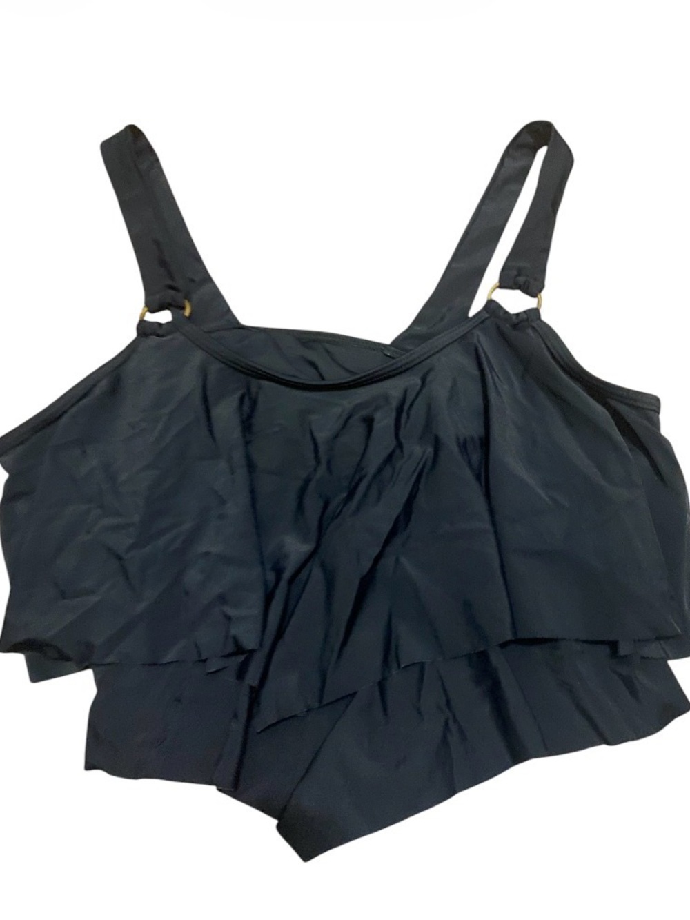Layered Flounce Bikini Top